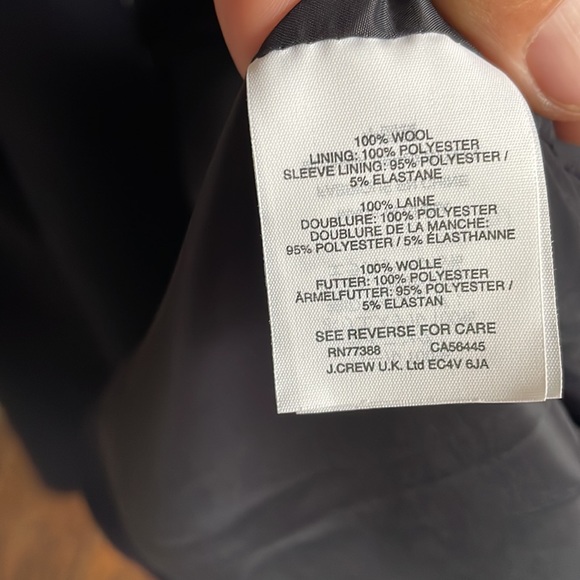 J.Crew super 120’s blazer, size 12, new - Picture 8 of 9